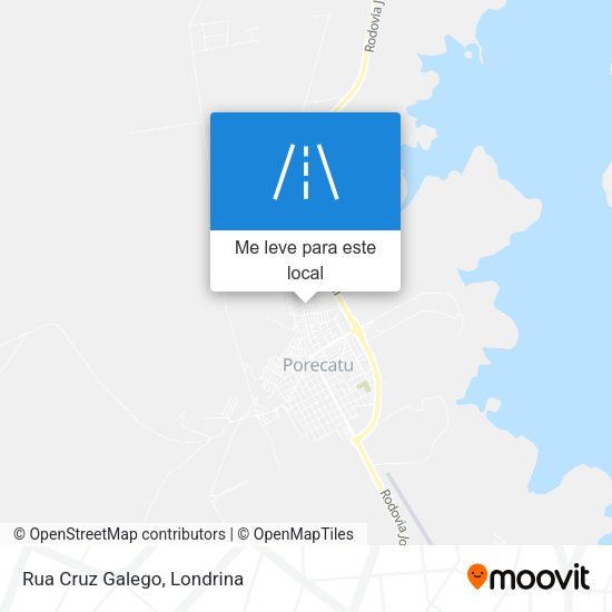 Rua Cruz Galego mapa
