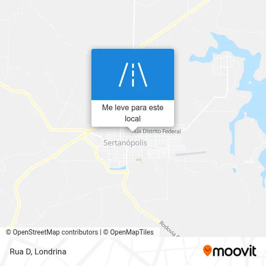 Rua D mapa