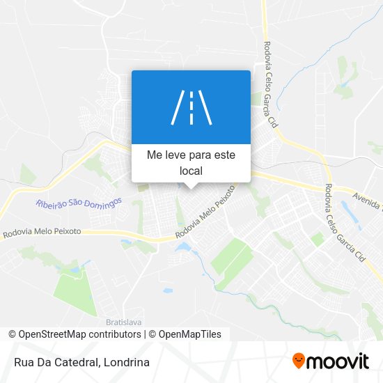 Rua Da Catedral mapa