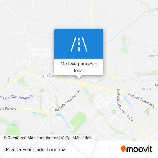 Rua Da Felicidade mapa