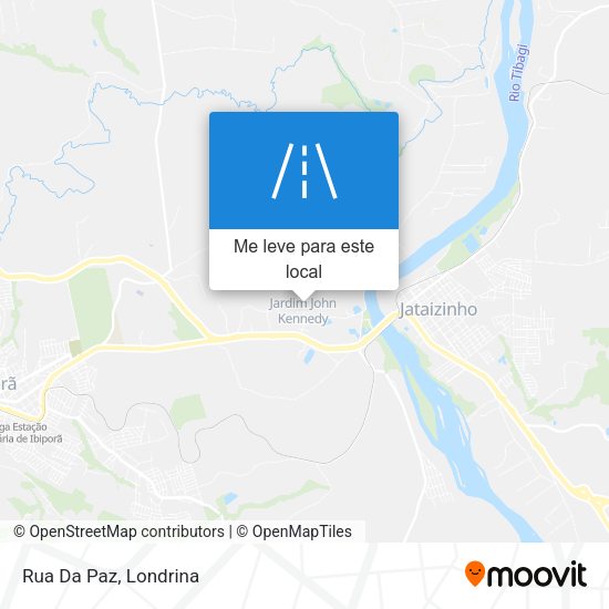 Rua Da Paz mapa