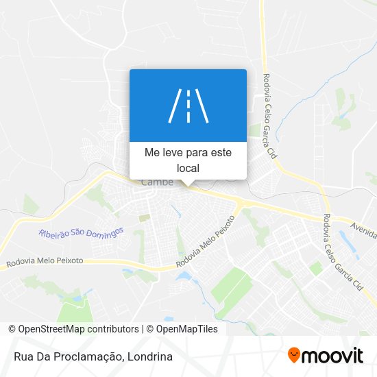 Rua Da Proclamação mapa
