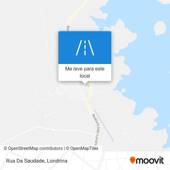 Rua Da Saudade mapa