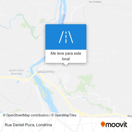 Rua Daniel Puca mapa