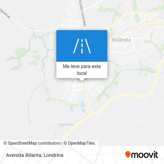 Avenida Atlanta mapa