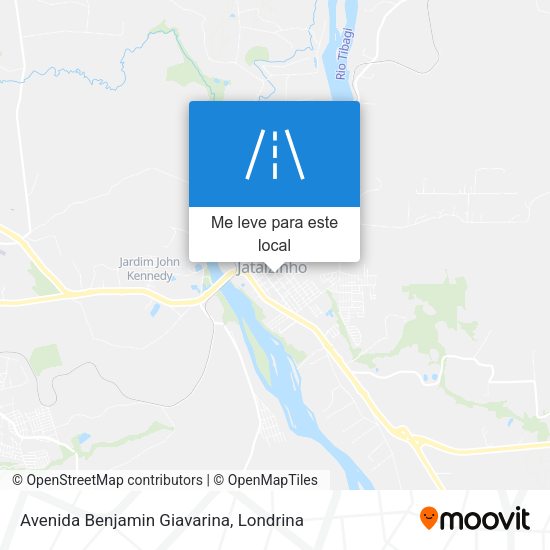 Avenida Benjamin Giavarina mapa