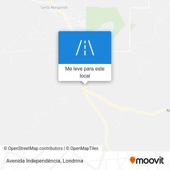 Avenida Independência mapa