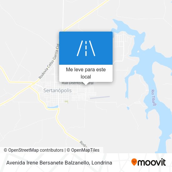 Avenida Irene Bersanete Balzanello mapa