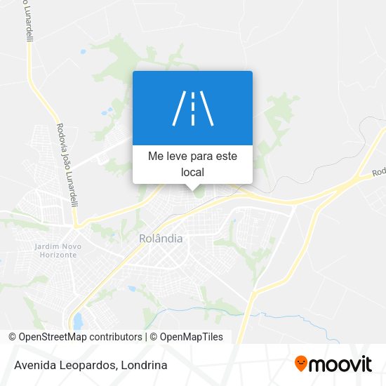 Avenida Leopardos mapa