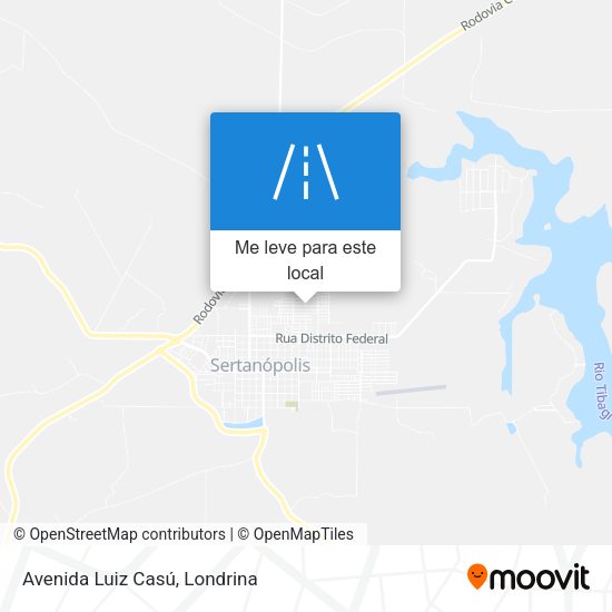 Avenida Luiz Casú mapa