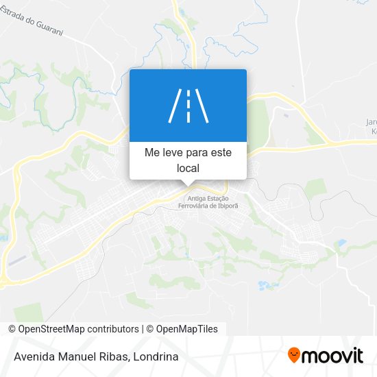 Avenida Manuel Ribas mapa