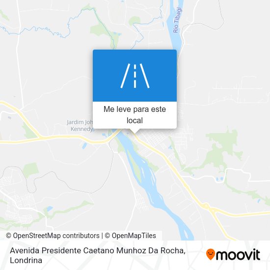 Avenida Presidente Caetano Munhoz Da Rocha mapa