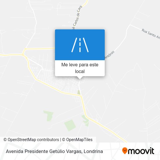 Avenida Presidente Getúlio Vargas mapa