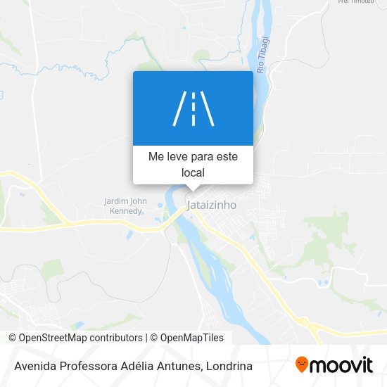 Avenida Professora Adélia Antunes mapa