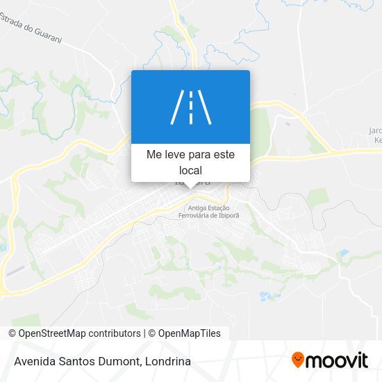 Avenida Santos Dumont mapa