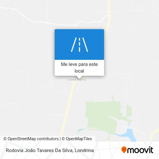 Rodovia João Tavares Da Silva mapa