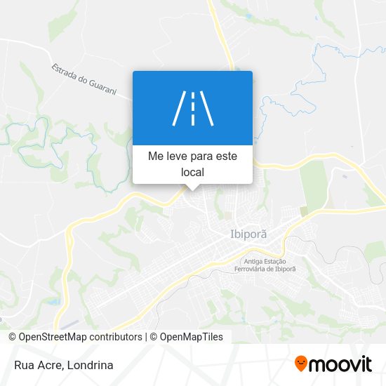 Rua Acre mapa