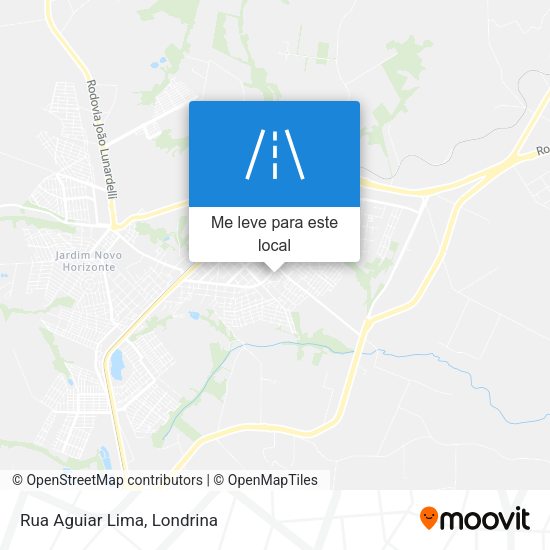 Rua Aguiar Lima mapa