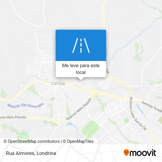 Rua Aimores mapa
