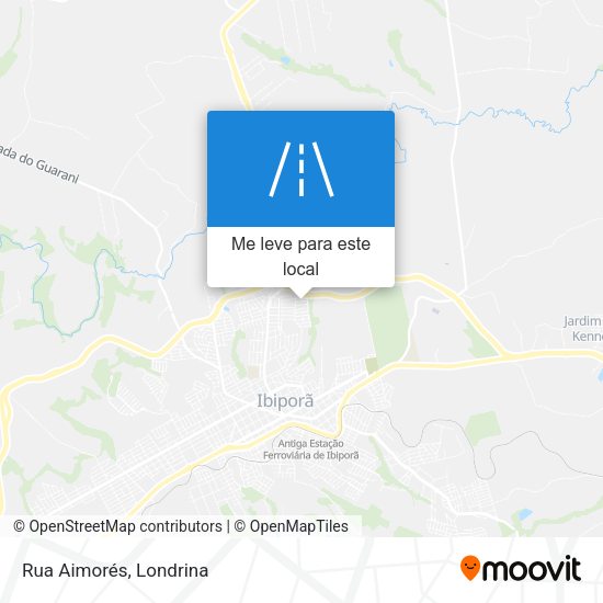 Rua Aimorés mapa