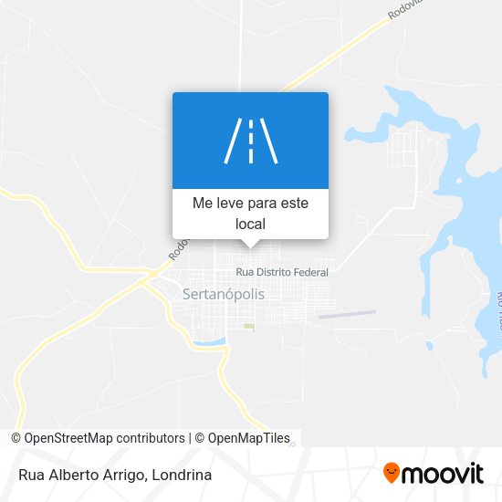 Rua Alberto Arrigo mapa