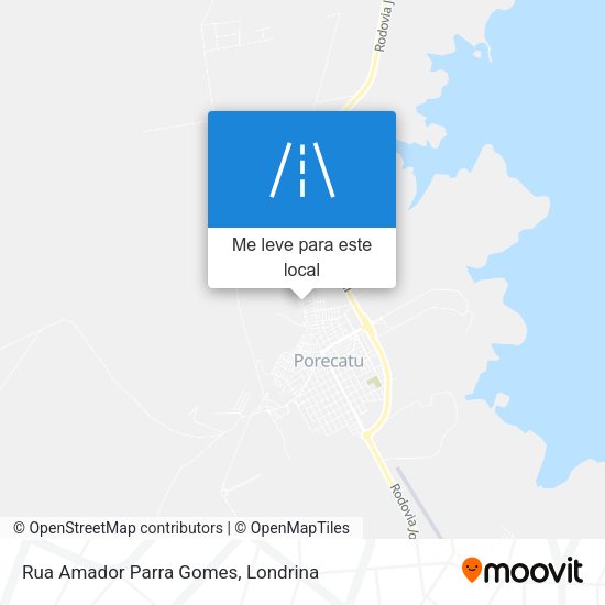 Rua Amador Parra Gomes mapa