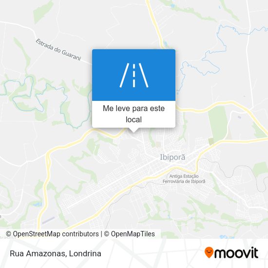 Rua Amazonas mapa