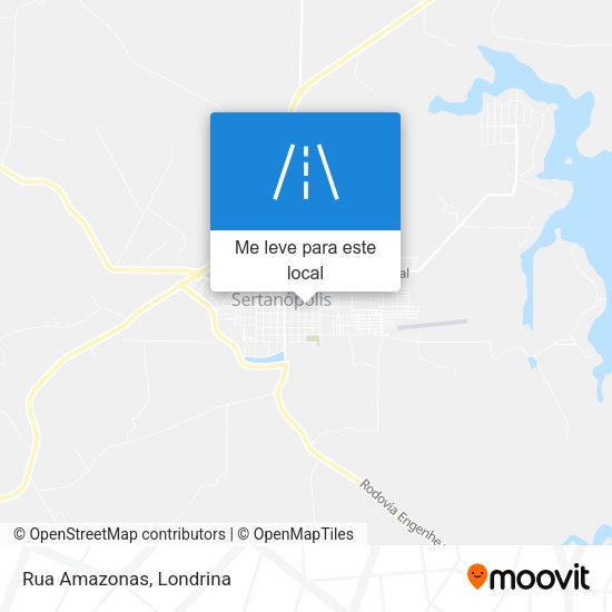 Rua Amazonas mapa