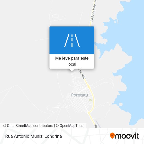 Rua Antônio Muniz mapa