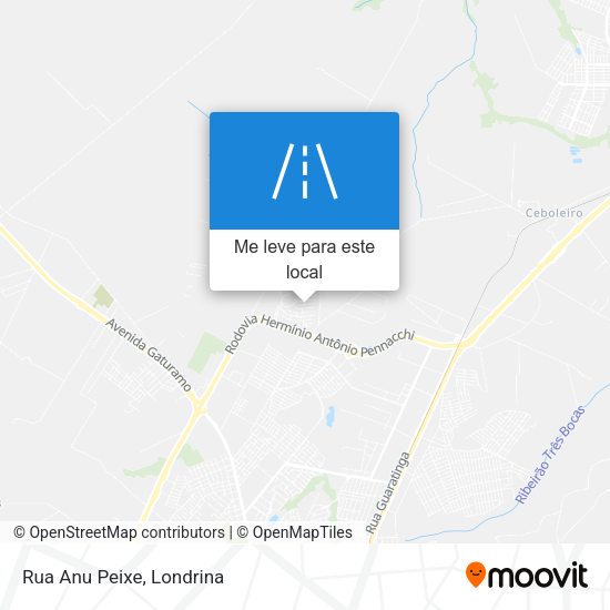 Rua Anu Peixe mapa