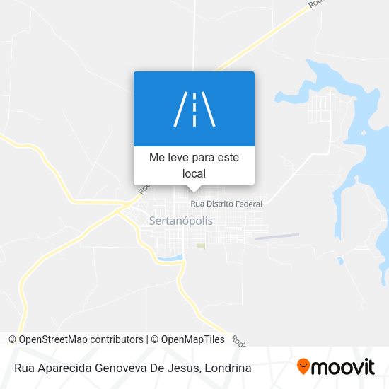 Rua Aparecida Genoveva De Jesus mapa