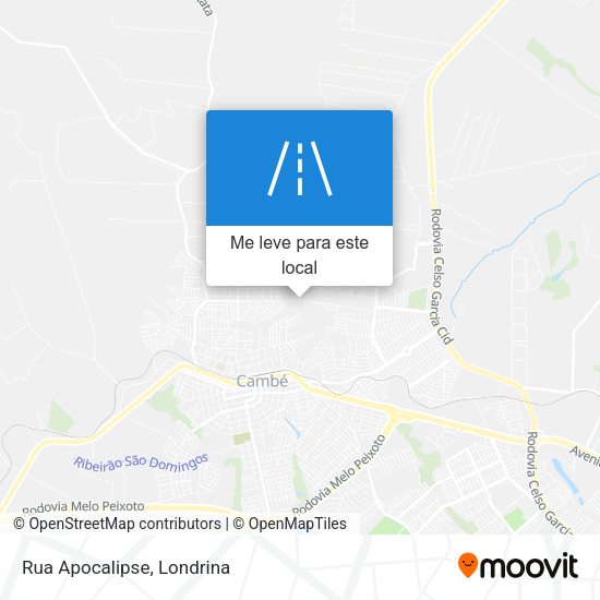 Rua Apocalipse mapa