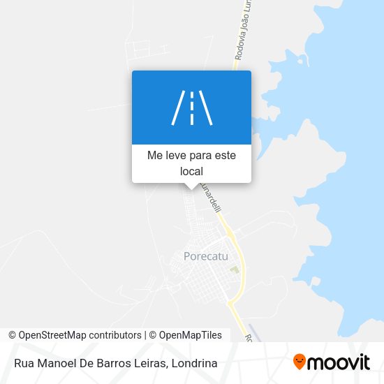 Rua Manoel De Barros Leiras mapa