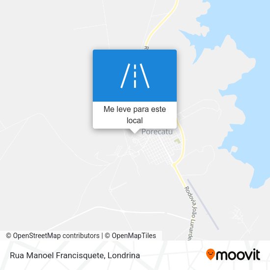 Rua Manoel Francisquete mapa