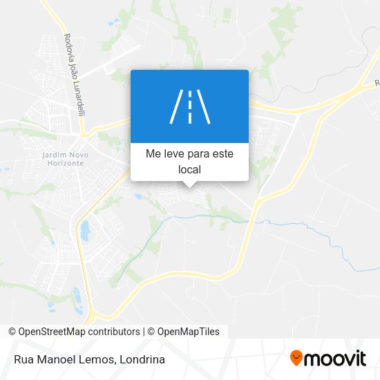 Rua Manoel Lemos mapa