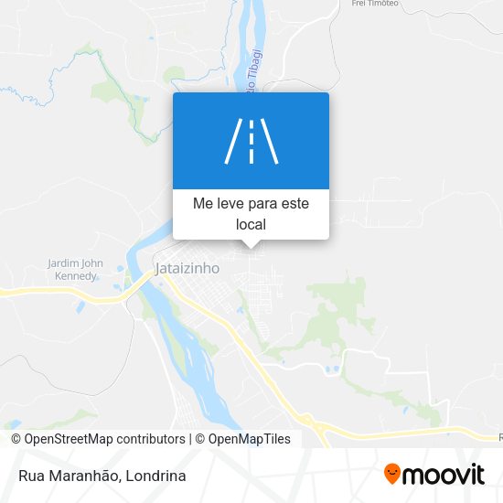 Rua Maranhão mapa