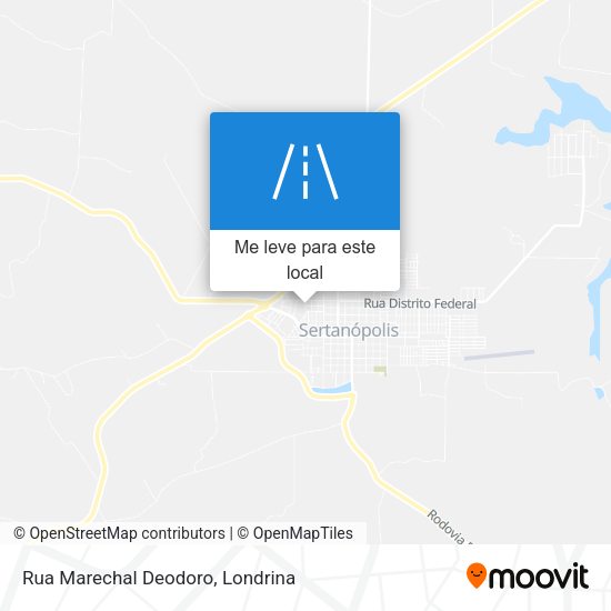 Rua Marechal Deodoro mapa