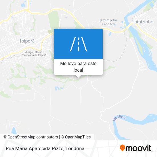 Rua Maria Aparecida Pizze mapa