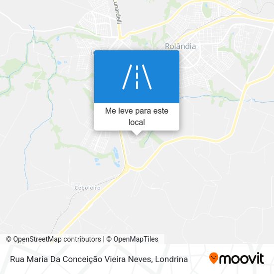 Rua Maria Da Conceição Vieira Neves mapa