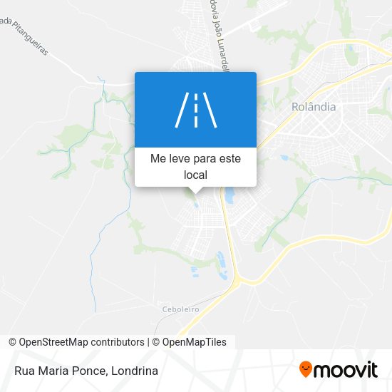 Rua Maria Ponce mapa