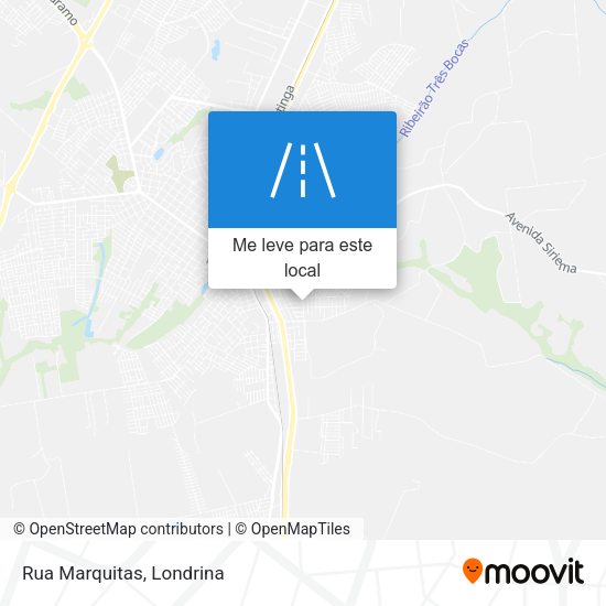 Rua Marquitas mapa