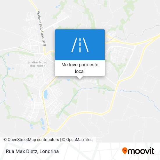 Rua Max Dietz mapa