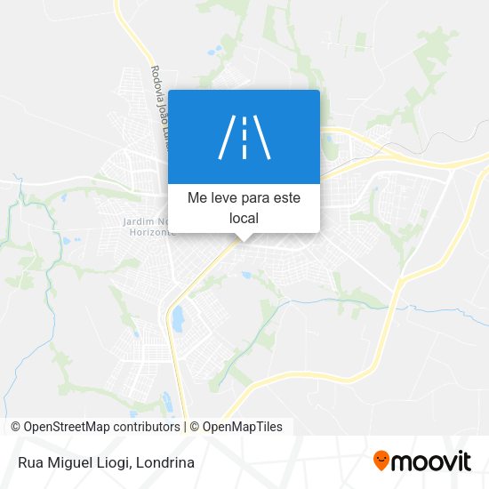 Rua Miguel Liogi mapa