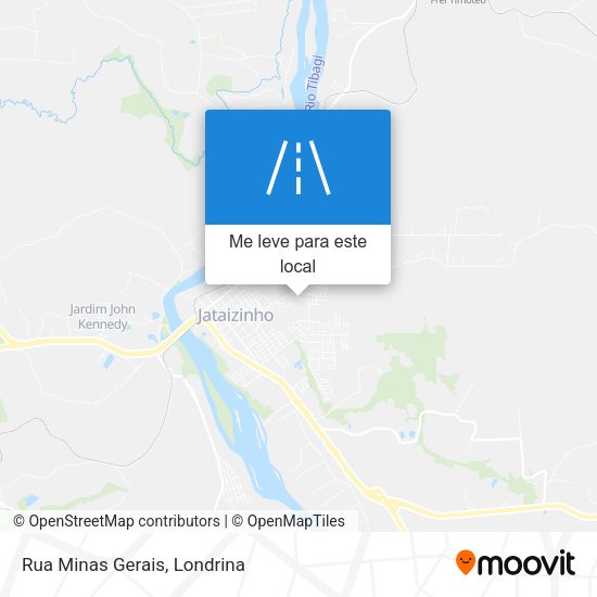 Rua Minas Gerais mapa