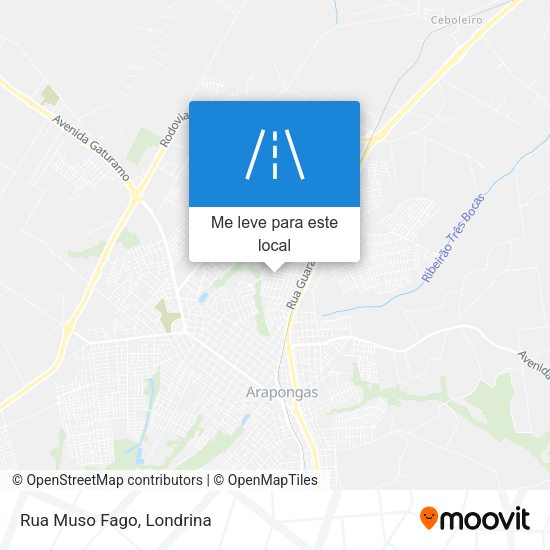 Rua Muso Fago mapa