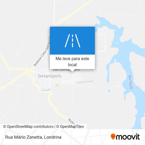 Rua Mário Zanetta mapa