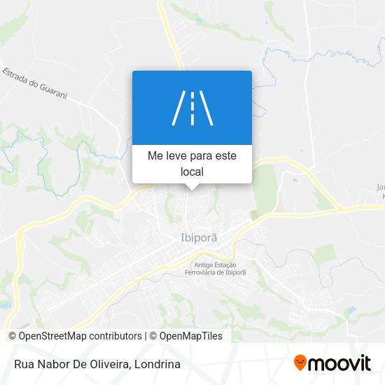 Rua Nabor De Oliveira mapa