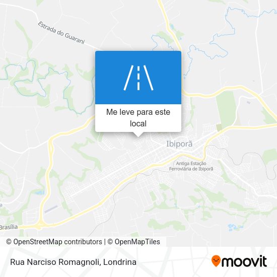 Rua Narciso Romagnoli mapa