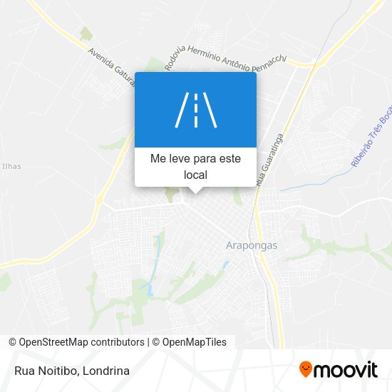 Rua Noitibo mapa
