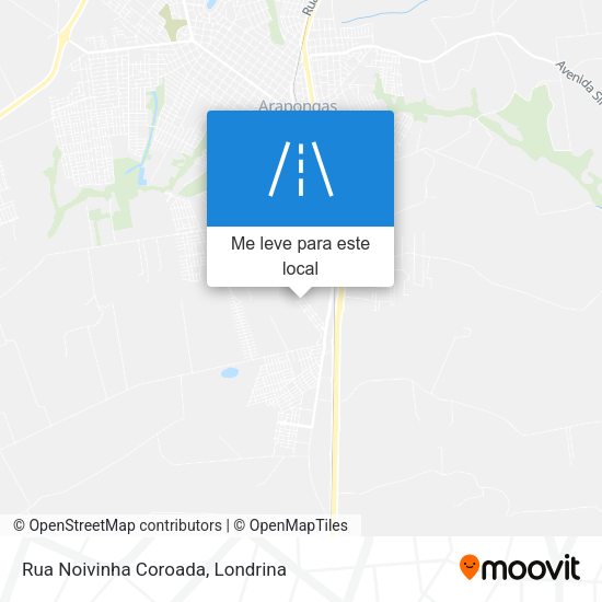 Rua Noivinha Coroada mapa